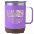 Custom Saratoga Cork Bottom Brite Mug 12 oz - Purple 