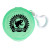 Custom Contain-It Rain Poncho - Translucent green
