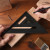 Custom Work-It 7 Inch Carpenter Speed Square - Black In Use 
