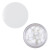 Custom Round Plastic Mint Jar - Frost with Peppermint Top View