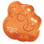 Custom Paw Bank - Translucent orange