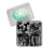 Custom Supply Line Square Clips & Pins Set Black & White - Open box