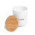 Custom AromaHaven Ceramic Soy Candle - Vanilla Open View 