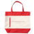 Custom Shoreline Nautical Tote - Red