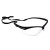 Custom Black Trim Safety Glasses - Black Side View