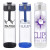 Custom Hector 22 oz Push-Button Glass Bottle with Silicone Strap & Base - All Colors 