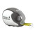 Custom Cedar Creek Tape Measure With Finger Grip - Silver with Black