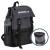 Custom Rucksack Backpack - Grey/black Open View