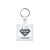 Custom Square Flexible Key Tag - Translucent frost