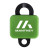 Custom EZ Clip Keyholder - Lime