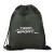 Custom Nova 600D RPET Drawstring Backpack - Dark green Lifestyle View 
