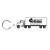 Custom Truck Flexible Key Tag - White