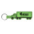 Custom Truck Flexible Key Tag - Translucent lime