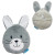 Custom Comfort Pals Heat Therapy Cozy Pads - Rabbit - Gray
