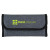 Custom RPET Roll-Up Tech Organizer - Heathered grey