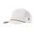 Custom Branded Bills 545 Bare Curved Rope Cap - White with Burnt Orange