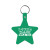 Custom Star Flexible Key Tag - Green