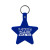 Custom Star Flexible Key Tag - Blue