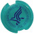 Custom Stethoscope ID Tag - Translucent aqua