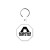 Custom Stop Sign Flexible Key Tag - White