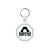 Custom Stop Sign Flexible Key Tag - Translucent frost