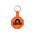 Custom Stop Sign Flexible Key Tag - Orange