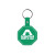 Custom Stop Sign Flexible Key Tag - Green
