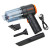 Custom Dynamo Rechargeable Portable Vacuum Cleaner - Black/orange