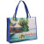 Custom Sublimated Large Non-Woven Shopping Tote - Royal blue 