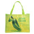 Custom Sublimated Large Non-Woven Shopping Tote - Lime