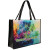 Custom Sublimated Large Non-Woven Shopping Tote - Black Side view