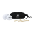 Custom Golf Links Recycled rPET Ball & Tee Caddy Kit - Black