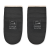 Custom La Cuisine Recycled Cotton Oven Mitt Set - AWARE - Black