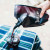 Custom Vapur Govino Wandervino Wine Collection 2 Glass Set - Maroon In use