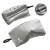 Custom Comfort Logic Eye Mask Heating Wrap - Gray 