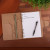 Custom EcoScribe Ring Bound Notebook - Brown Open view 