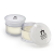 Custom Round Lip Moisturizer Jar - White
