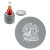 Custom Collapsible Wine Cooler & Ice Bucket - Silver