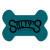 Custom Dog Bone Rubber Jar Opener - Teal
