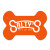 Custom Dog Bone Rubber Jar Opener - Orange