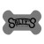 Custom Dog Bone Rubber Jar Opener - Gray