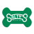 Custom Dog Bone Rubber Jar Opener - Green