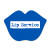 Custom Lips Rubber Jar Opener - Blue