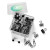 Custom Supply Line Square Clips & Pins Set Black & White - In Use 