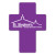 Custom Cross Vinyl Jar Opener - Purple