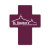 Custom Cross Vinyl Jar Opener - Burgundy