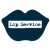 Custom Lips Vinyl Jar Opener - Navy blue