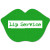 Custom Lips Vinyl Jar Opener - Lime green