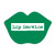 Custom Lips Vinyl Jar Opener - Green