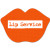 Custom Lips Vinyl Jar Opener - Orange